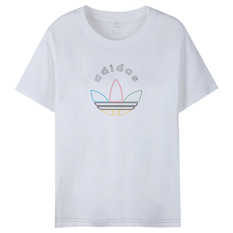 ADIDAS 五色大LOGO棉T (女款) 0905