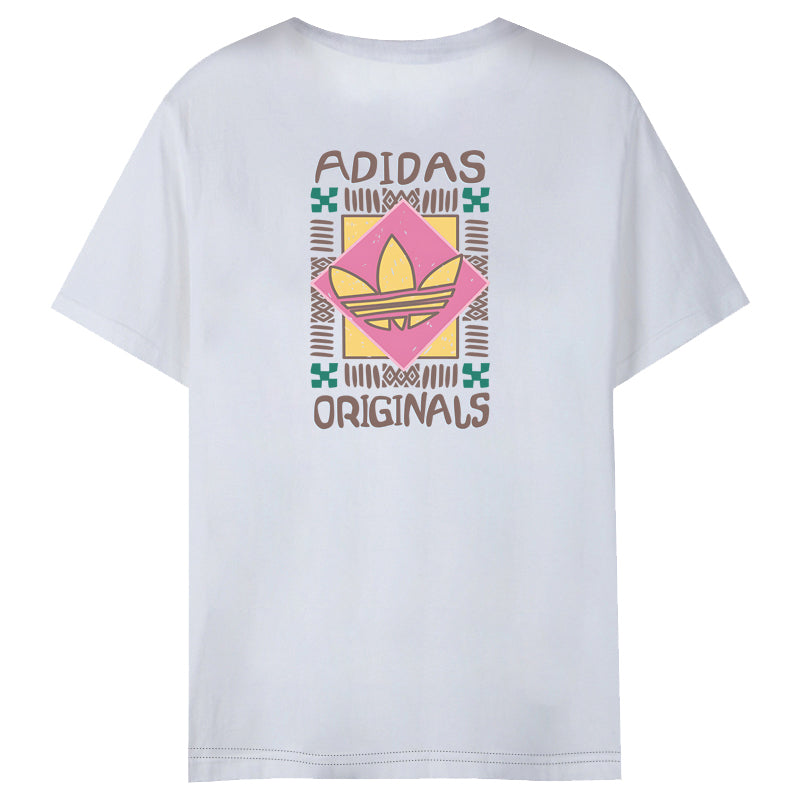 ADIDAS 塗鴉款設計棉T (男版) ＊背面有圖案款